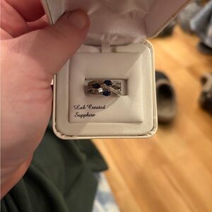 Sterling Silver and Sapphire